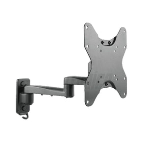 Supporto tv da muro orientabile 23 - 42 pollici premium 3 snodi acciaio vesa 200 portata 20kg easyclick - Oniroview