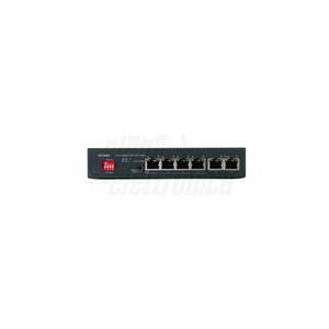 Switch Gigabit 6 porte - 4GE (PSE)+2GE uplink - PoE Unmanaged - con funzione TVCC