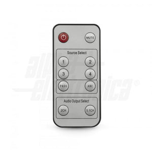 Switch commutatore video hdmi automatico 4K HDR 4 porte con audio ottico e coassiale con telecomando