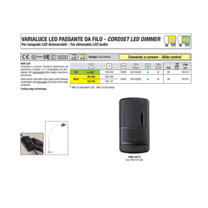 Varialuce Relco Dimmer Varialuce a Pedale per Piantane Led e Alogena