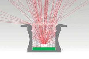 Profilo alluminio led angolare 2mt nero cover prismatico trasparente made in italy