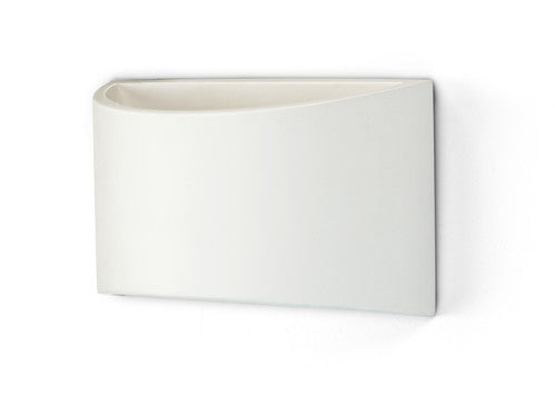 Plaster wall light for LED lamps - 200x120 - 1xG9