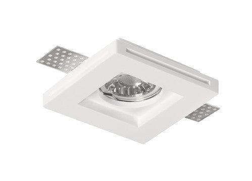 Recessed plaster support for LED lamps - 100x100mm