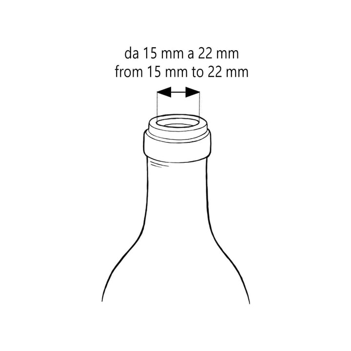 Adattatore Portalampada per Bottiglia Molla in Plastica
