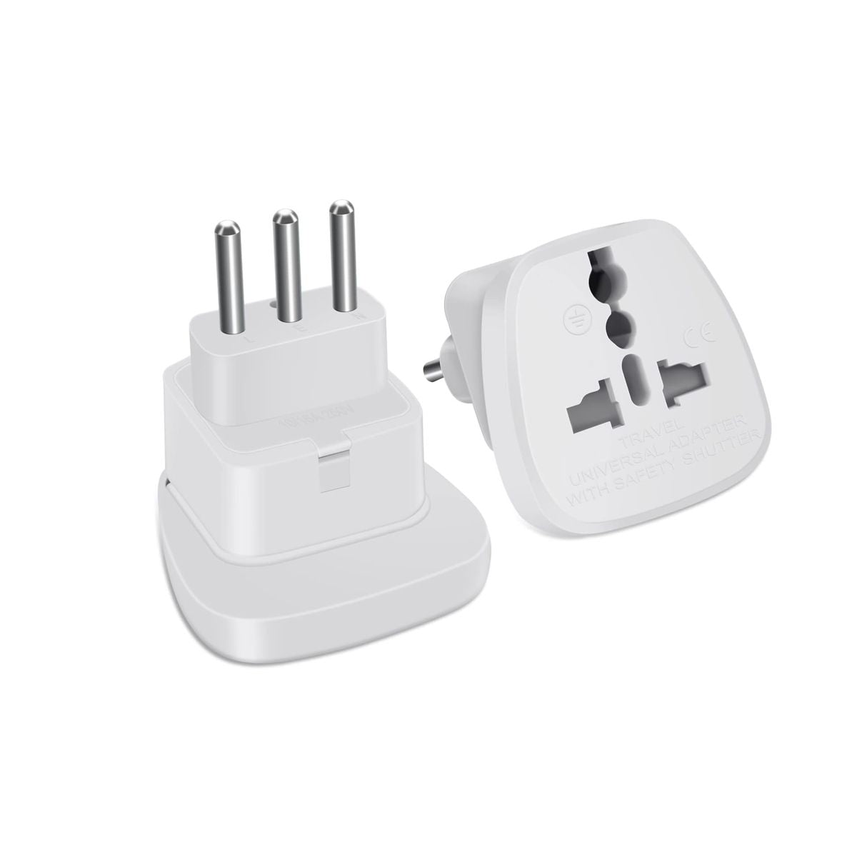 Adattatore Da Viaggio DE A USA UK GB Inghilterra Presa 3pin Spina - Foto 5