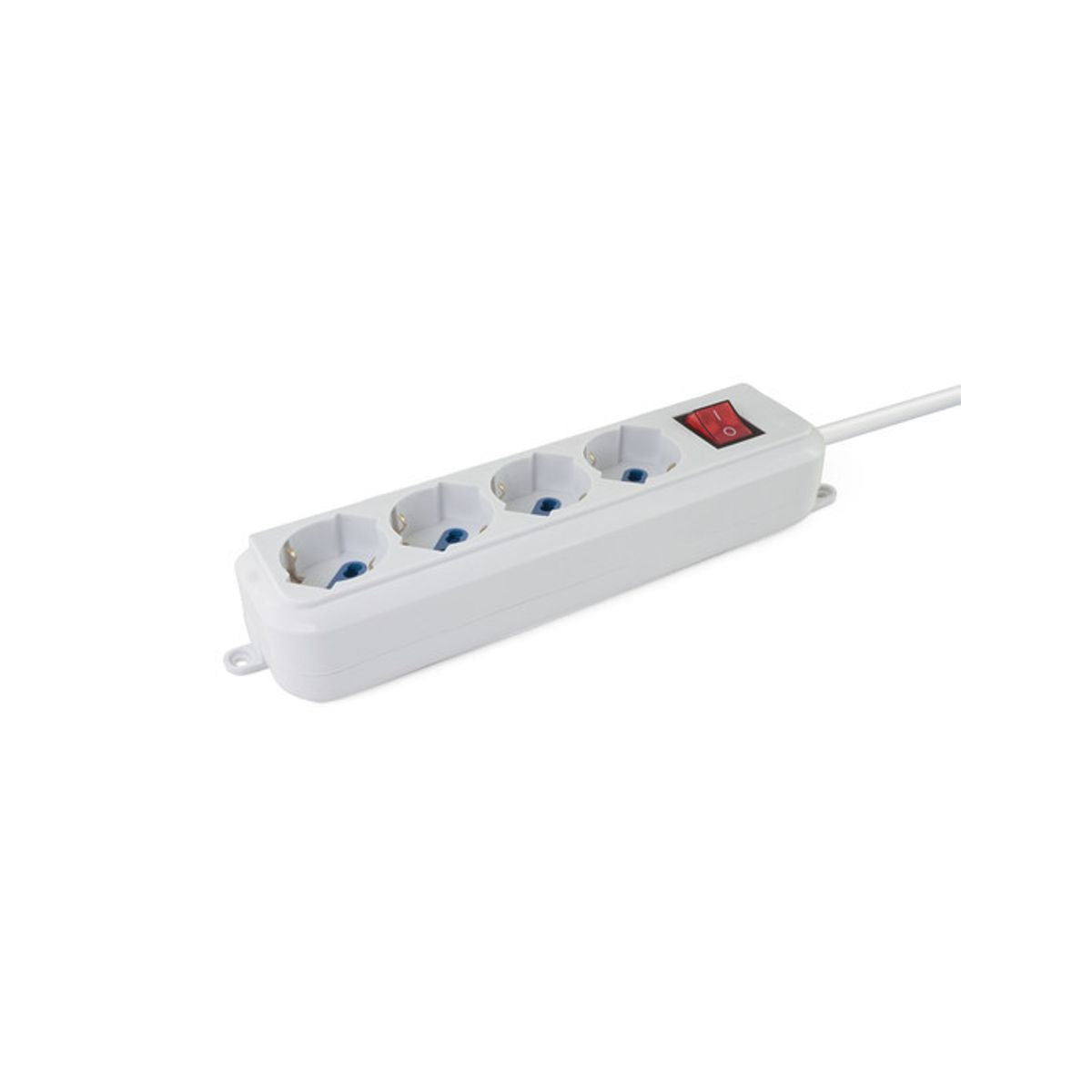 Adaptateur Réducteur Triple Fiche 10A Prises Bivalentes 10 16A Couleur Blanc avec Marquage CE 1500W