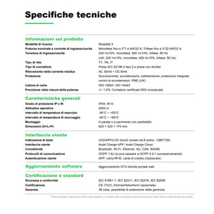 Colonnine Ricarica Auto Elettriche MaxiCharger AC ULTRA 2 x 22kW per 2 Auto