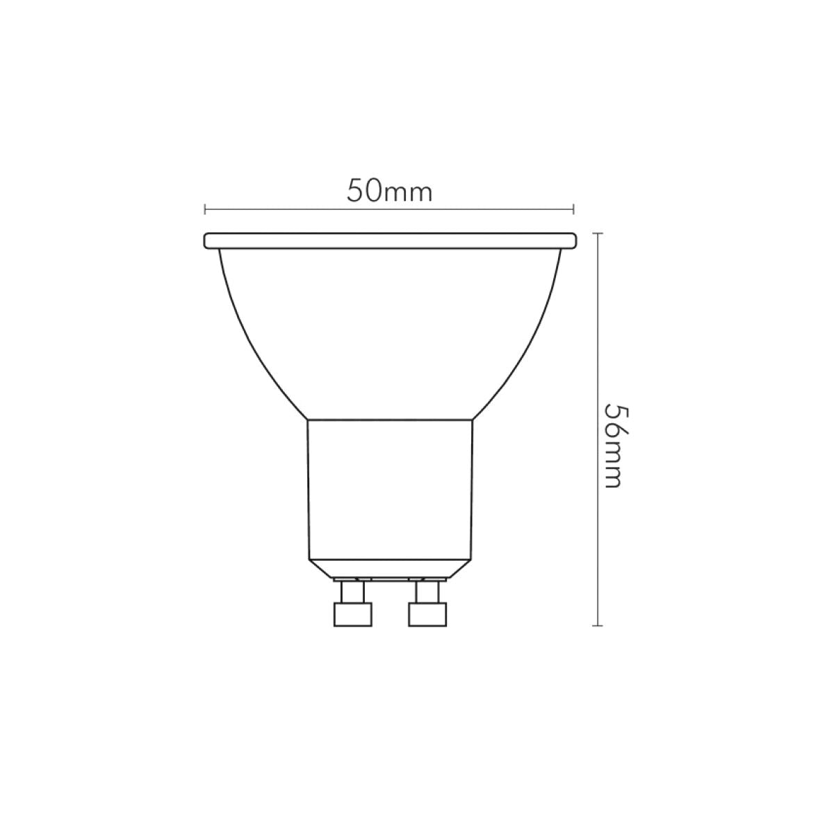 GU10 Led 9W Lampadina Faretto Fascio 45° 850 Lumen Naturale 4000K