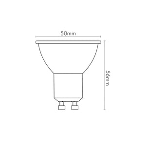 GU10 Led 9W Lampadina Faretto Fascio 45° 850 Lumen Naturale 4000K