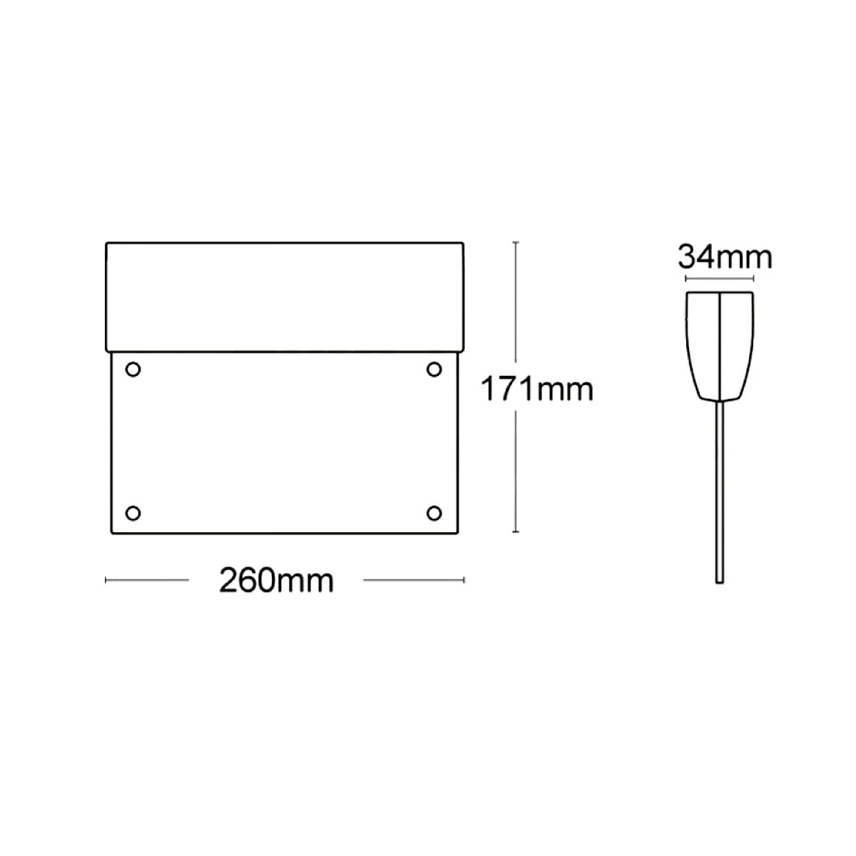 Lampada Emergenza da Parete Soffitto Led 2W SA Segnalazione per Esodo