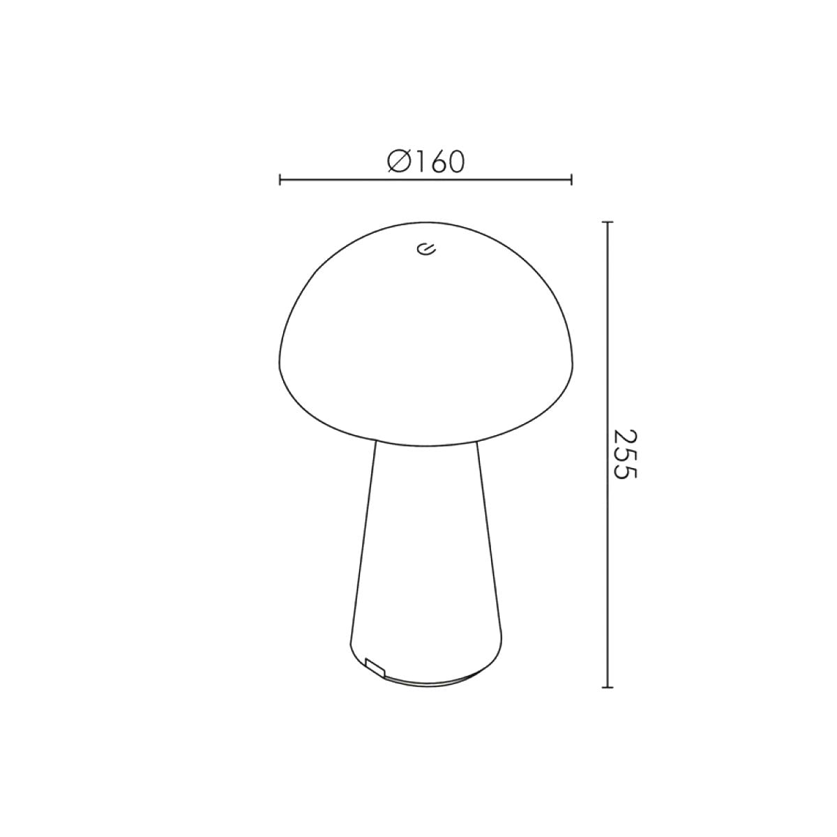 Lampade da Tavolo Ricaricabile Fungo Kit 6 pezzi