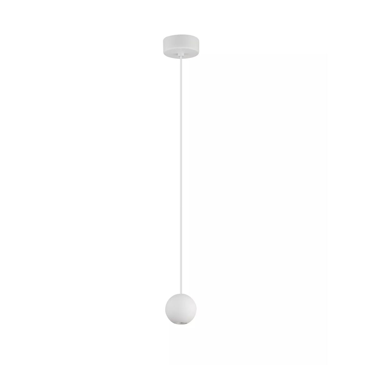 Lampadario Sfera Sospensione Led 8.5W Bianco e Nero