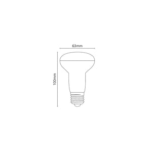 Lampadina Led R63 Faretto E27 8W Luce Naturale 600 Lumen