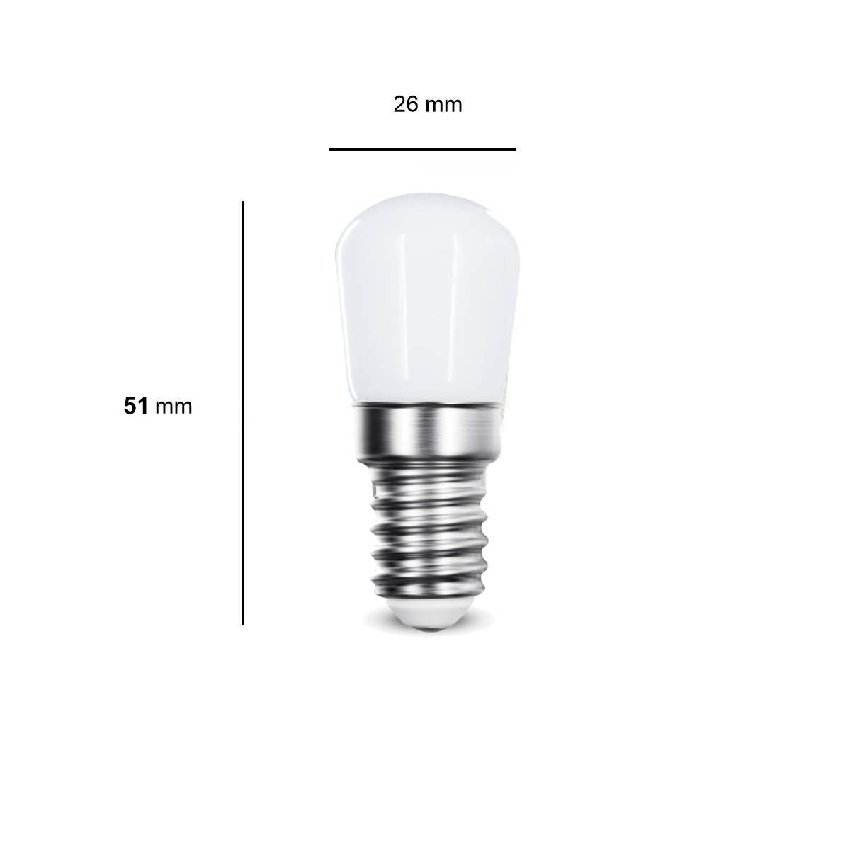 Lampadine per Flos 2097 Filoled E14 2W Opaca, Luce Calda