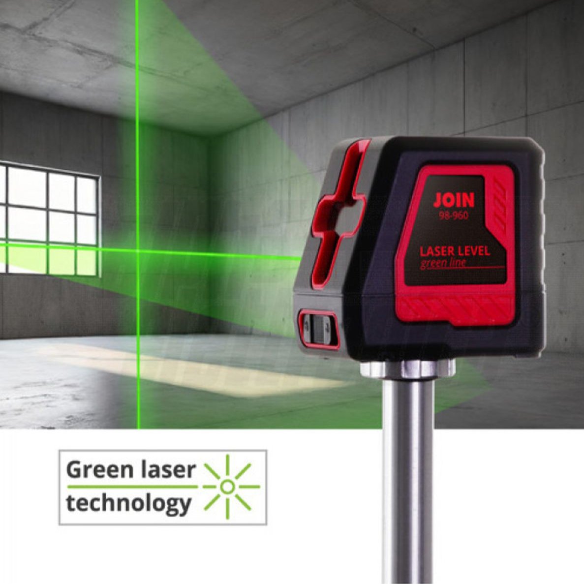 Livella Laser Autolivellante Verde Verticale Orizzontale 30mt IP54