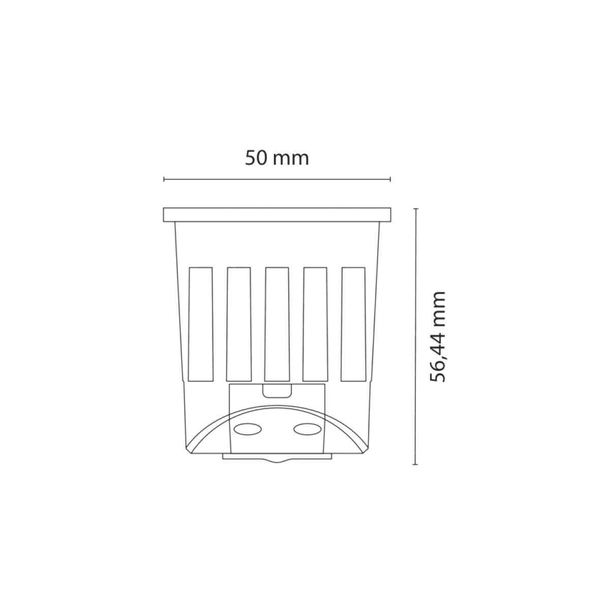 Modulo LED 10W 1150lm per Faretti 5 Colori + 3 Potenze - Luce Diffusa 105°