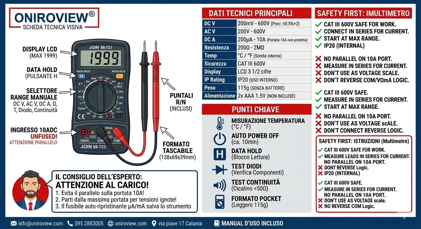 infografica visiva tester digitale