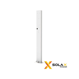 Palo per Colonnine Solax Installazione a Terra 1 Lato Ricarica Auto Elettriche