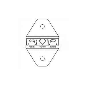 SCHEMA DIAMTRI SUPPORTATI 4 6 10 MM