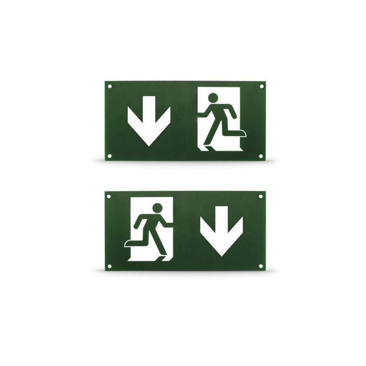 Pittogramma Sicurezza Freccia Giù Verde (Kit per lampada Arrow)