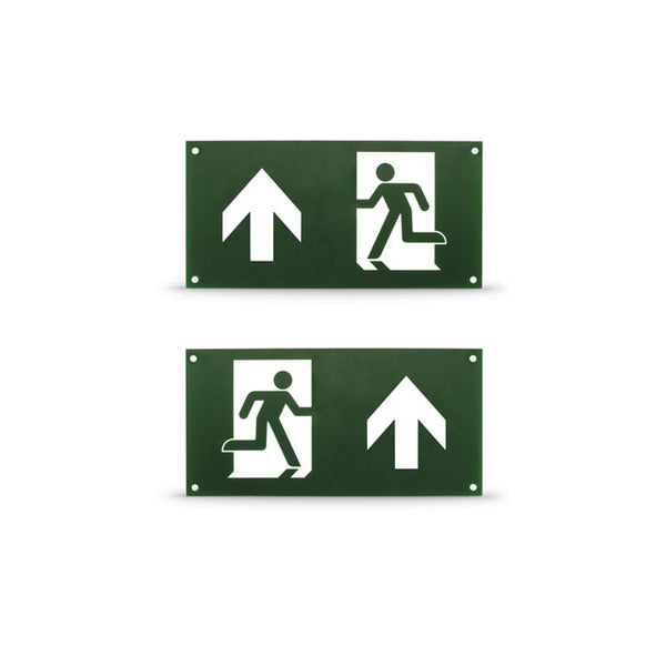 Pictogramme de sécurité flèche verte vers le haut (kit de lampe à flèche)