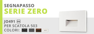 Cornice per Segnapasso Led Serie Zero Alluminio