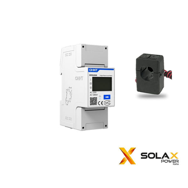 Solax Chint Meter Contatore Energia Elettrica Digitale Monofase + CT
