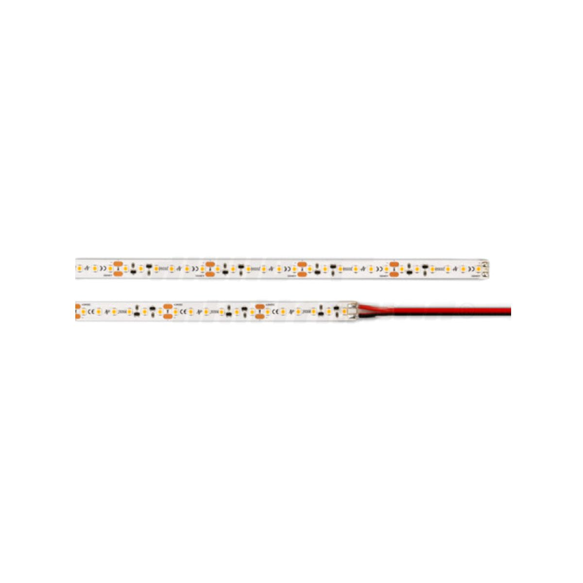 Strisce Led 24V Dimmerabile 20mt Long distance Professionale 9,6W/m  Luce Calda