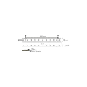 Strisce Led 24V Dimmerabile 15mt Long distance Professionale 15W/m  Luce Calda