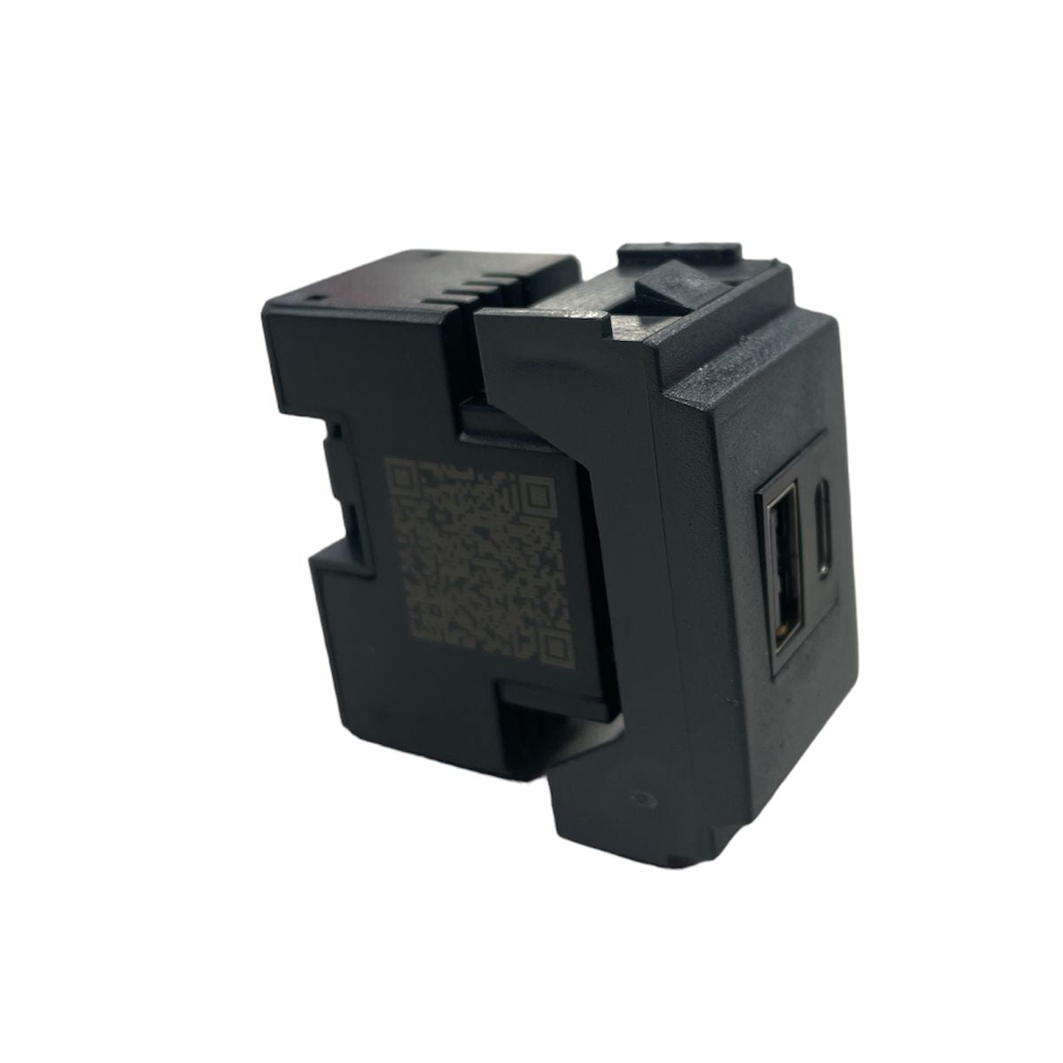 Vimar 16292.AC.15 IDEA USB Netzteil 15W 3A 5V für elektronische Geräte, USB A und USB C Ausgänge