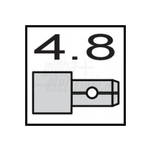 Batteria al Piombo AGM 4V 3,0Ah Ricaricabile Faston 4,8mm