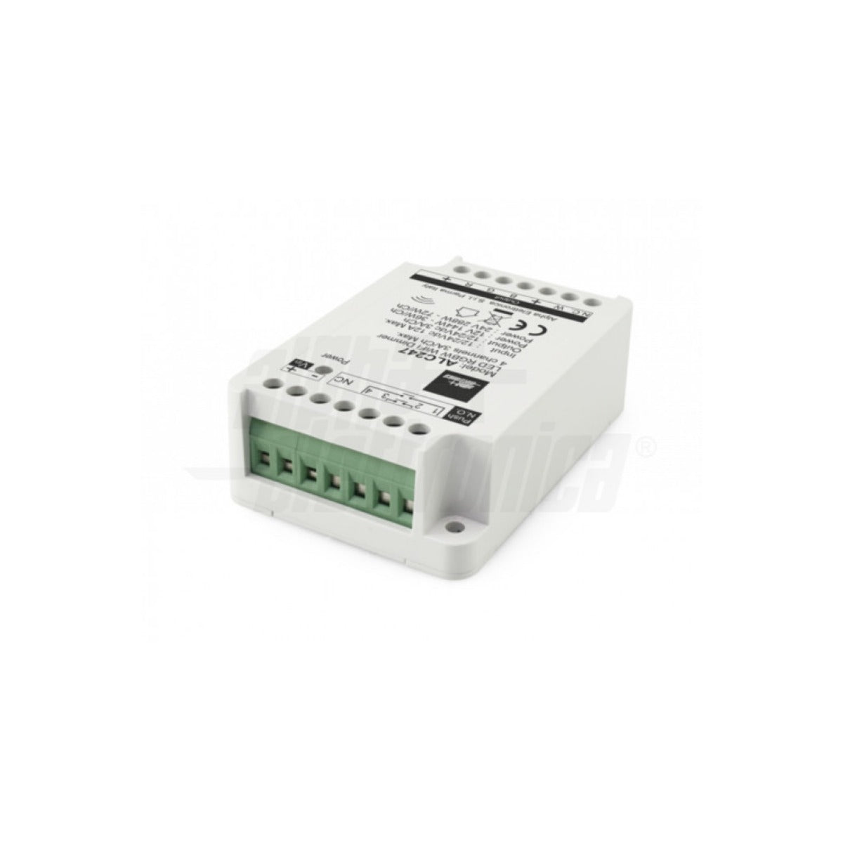 Dimmer LED Controller RGBW 12/24V WIFI 12A 4 Canali  App e Pulsante