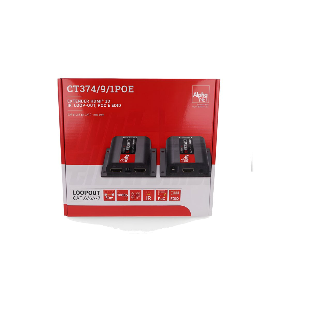 Extender HDMI PoC 1080p 50 m Loop Out EDID IR - foto 10