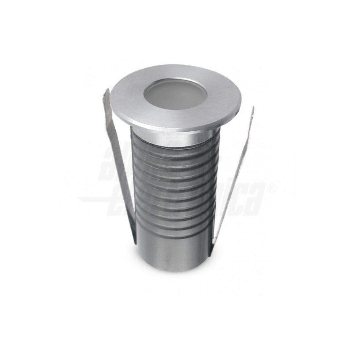 Faretto da Terra per Esterno Giardino Led Acciaio 2,1W 24V DC IP67 Tondo Ø38