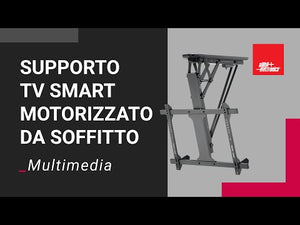 Supporti TV a Soffitto Motorizzati Inclinabile 32 - 80 Pollici 35Kg Wi-Fi Telecomando