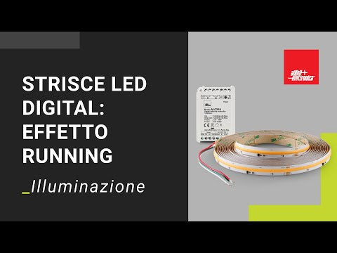 Striscie Led Digitale Cob 24V 14W  Bianco Naturale Effetto Running