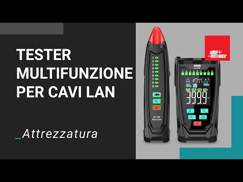 Tester Lan Professionale con Verifica e Misurazione Cavi