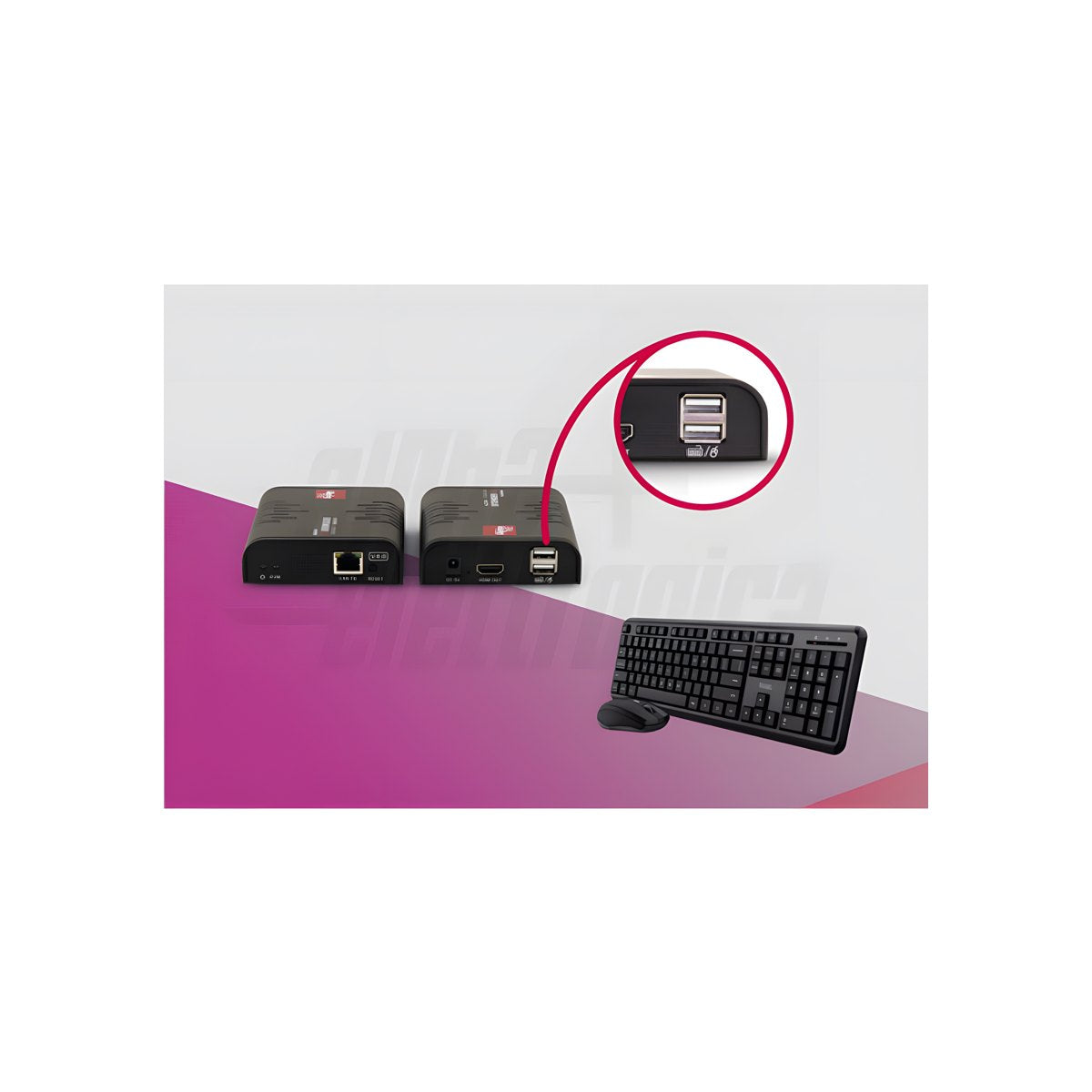 Ricevitore Extender HDMI KVM Over IP 1080p CT375/13R - foto 4