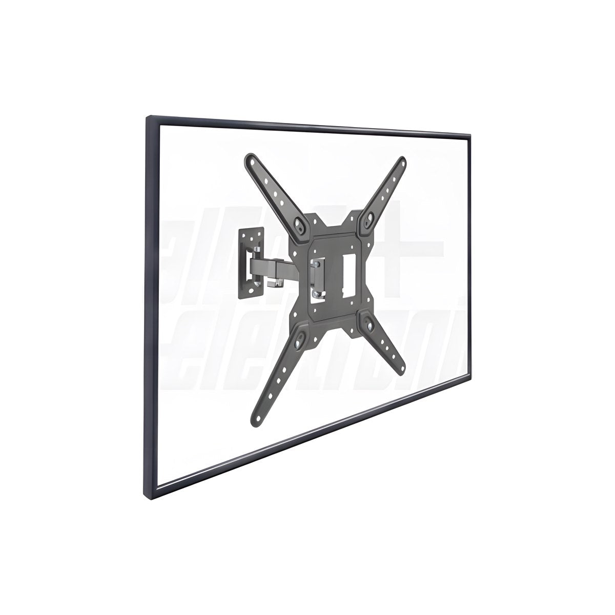 Supporto TV orientabile 23-65 pollici con TV montato