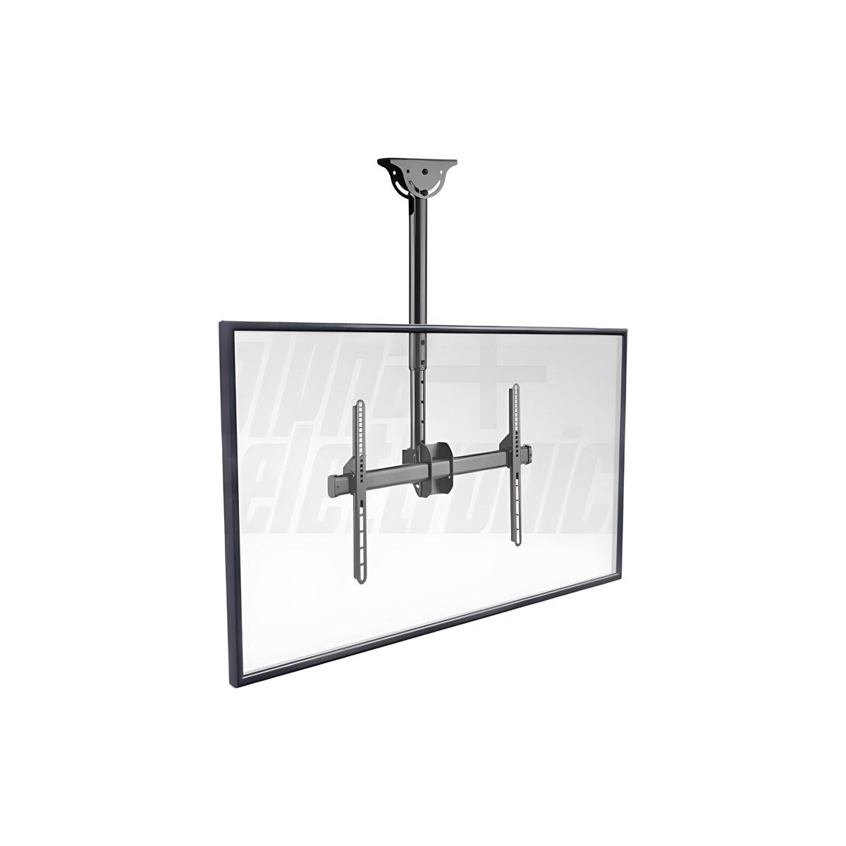 Supporto TV a soffitto con TV montato