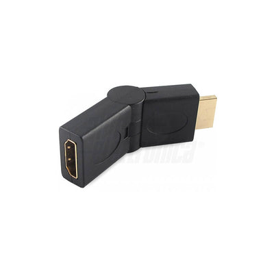 Adattatore Angolare da Spina a Presa HDMI  ruotabile +90 -90°