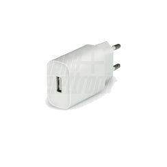 Alimentatore USB 5V 2.1A 10.5W 1 Porta Bianco per Lampada Tavolo o Cellulare