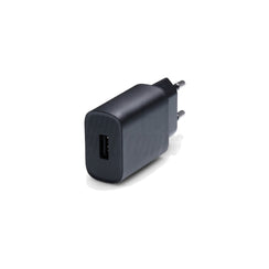 Alimentatore USB 5V 2.1A 10.5W 1 Porta Nero per Lampada Tavolo o Cellulare