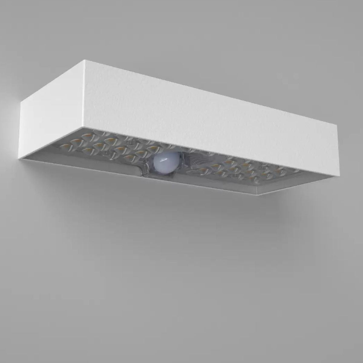 Applique Solare da Esterno Led IP65 6W Parete con Sensore Crepuscolare e Pir Luce Calda