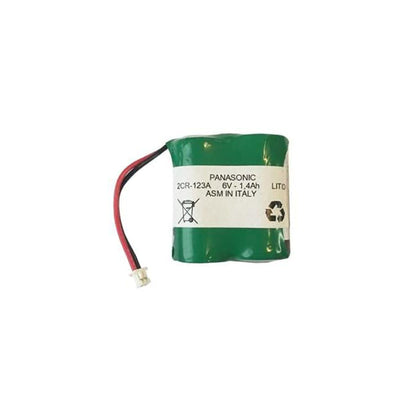 Batteria compatibile per Telepass 6V 1400mA litio con batterie panasonic cr123 BR-ACF2R