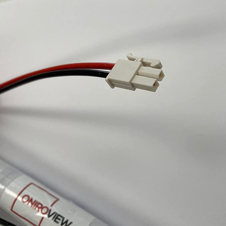 Batteria di ricambio per lampade d'emergenza 3,6V 1600mA 3SC connettore Molex ST4