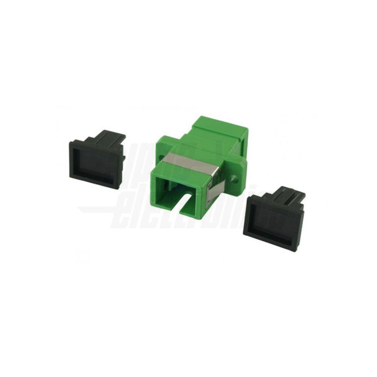 Bussola da pannello - adattatore fibra ottica simplex SC-APC/SC-APC