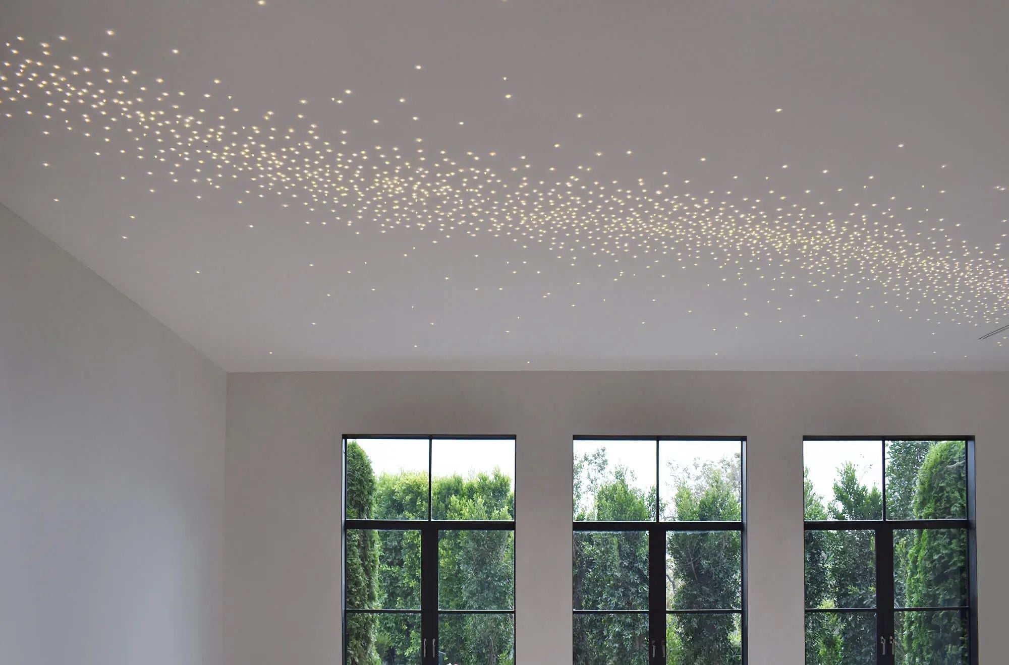 Cielo Stellato Led Kit 50pz da Soffitto per Cartongesso + Alimentatore (Faretto Silver)