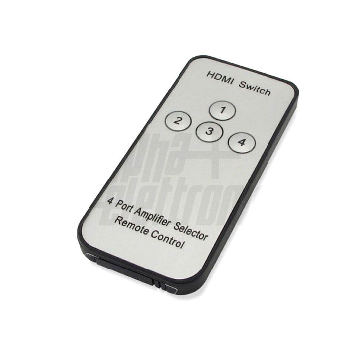 Commutatore switch con telecomando hdmi 4 ingressi - 1 uscita 1080p 60hz, 3D idoneo hdtv, decoder, sky q, blu-ray, xbox, ps4 - Oniroview