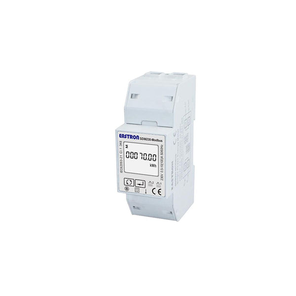 Contatore Digitale di Energia Monofase 100A 230V 2 Moduli